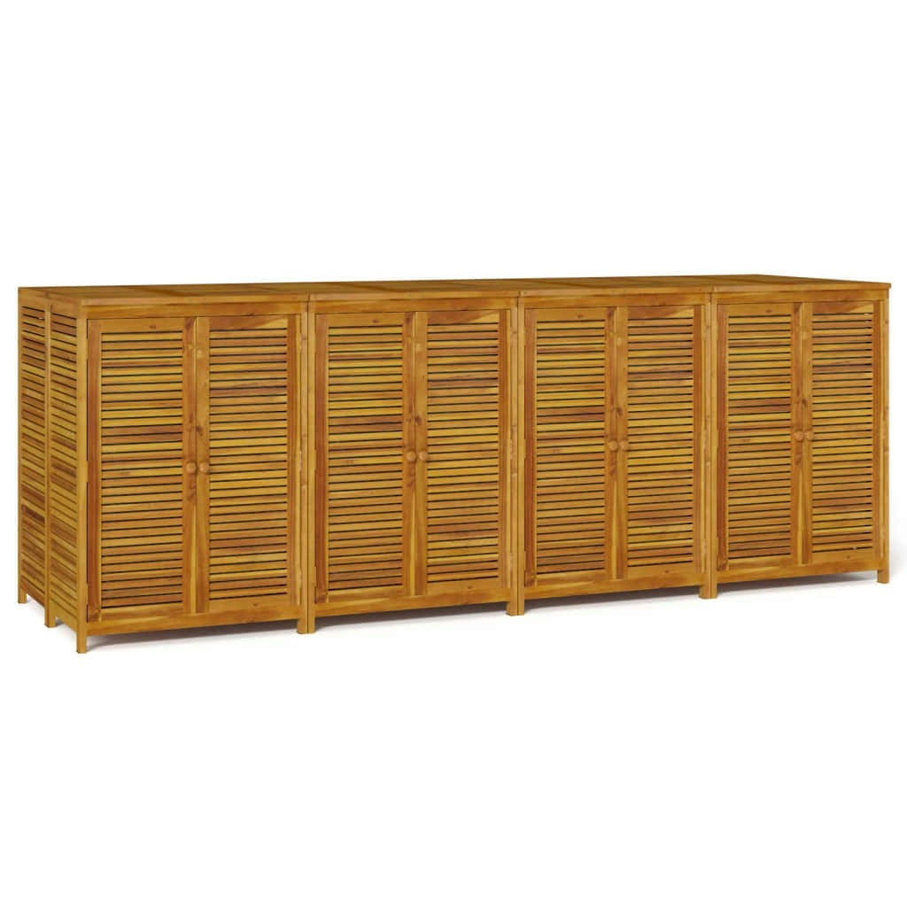 Garden Storage Box 280x87x104 cm Solid Wood Acacia 3155244