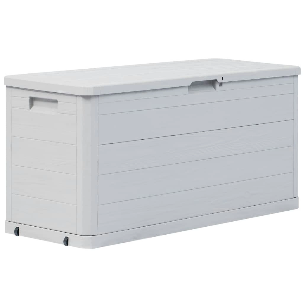 Garden Storage Box 280 L Light Grey 45686