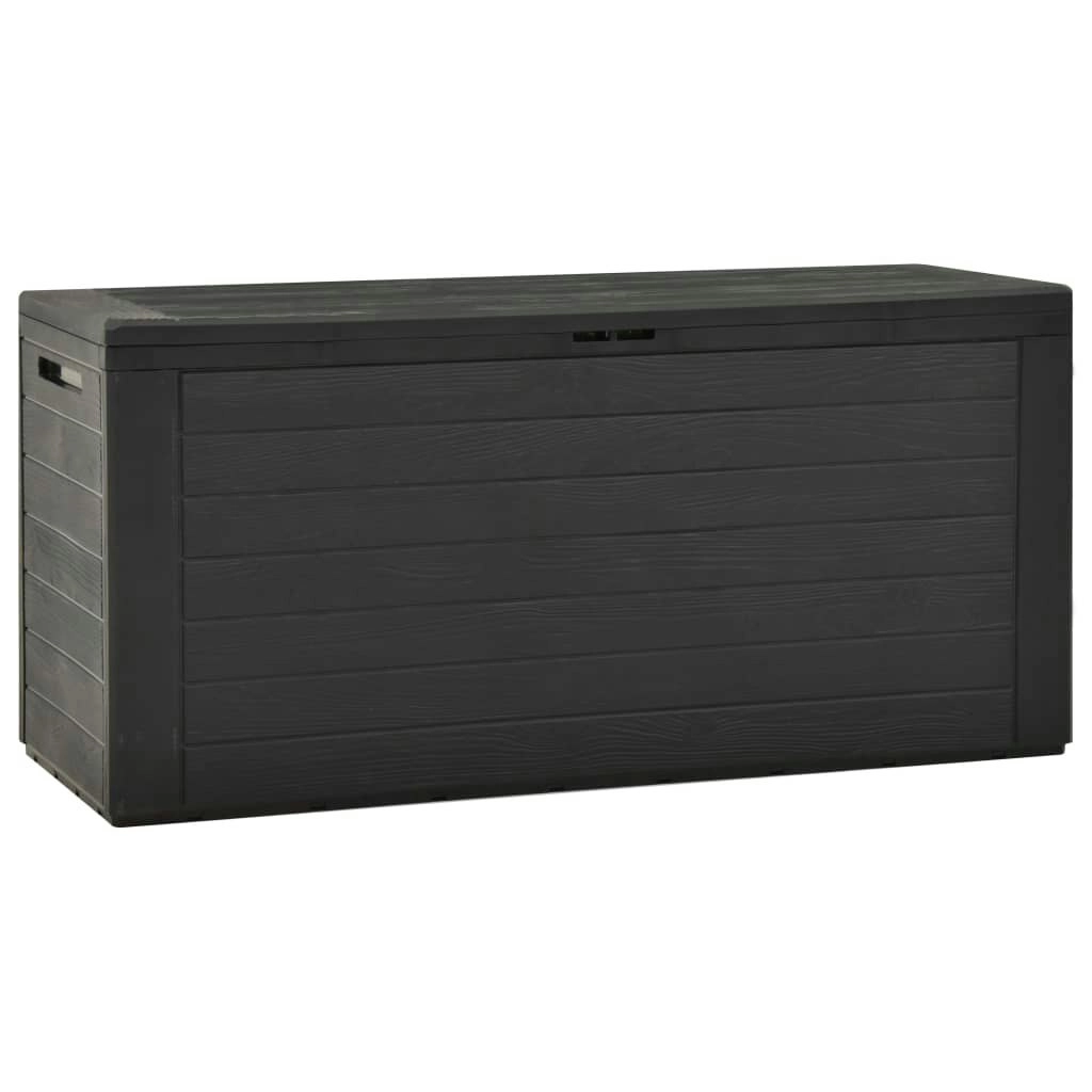 Garden Storage Box Anthracite 116x44x55 cm 49445