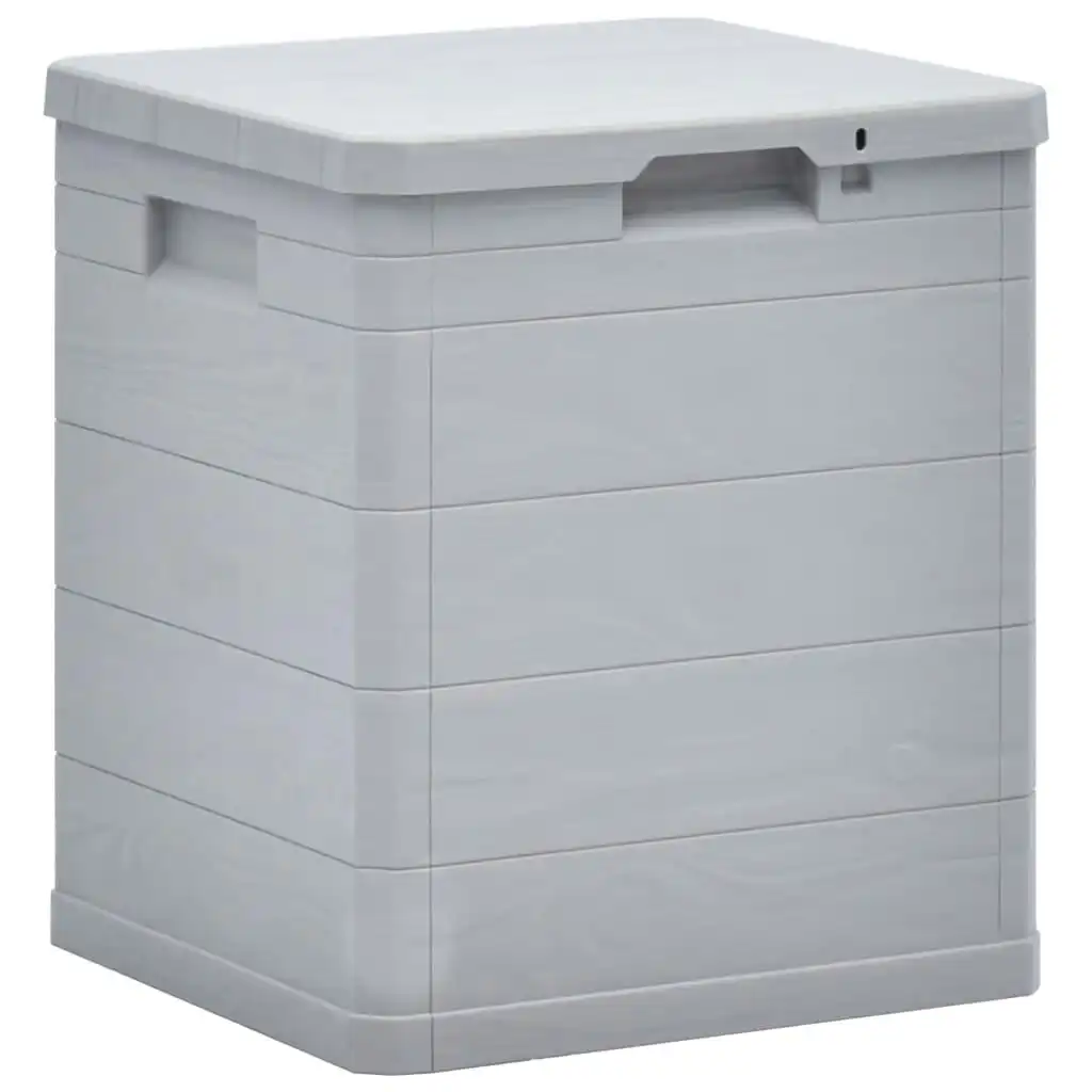 Garden Storage Box 90 L Light Grey 45683