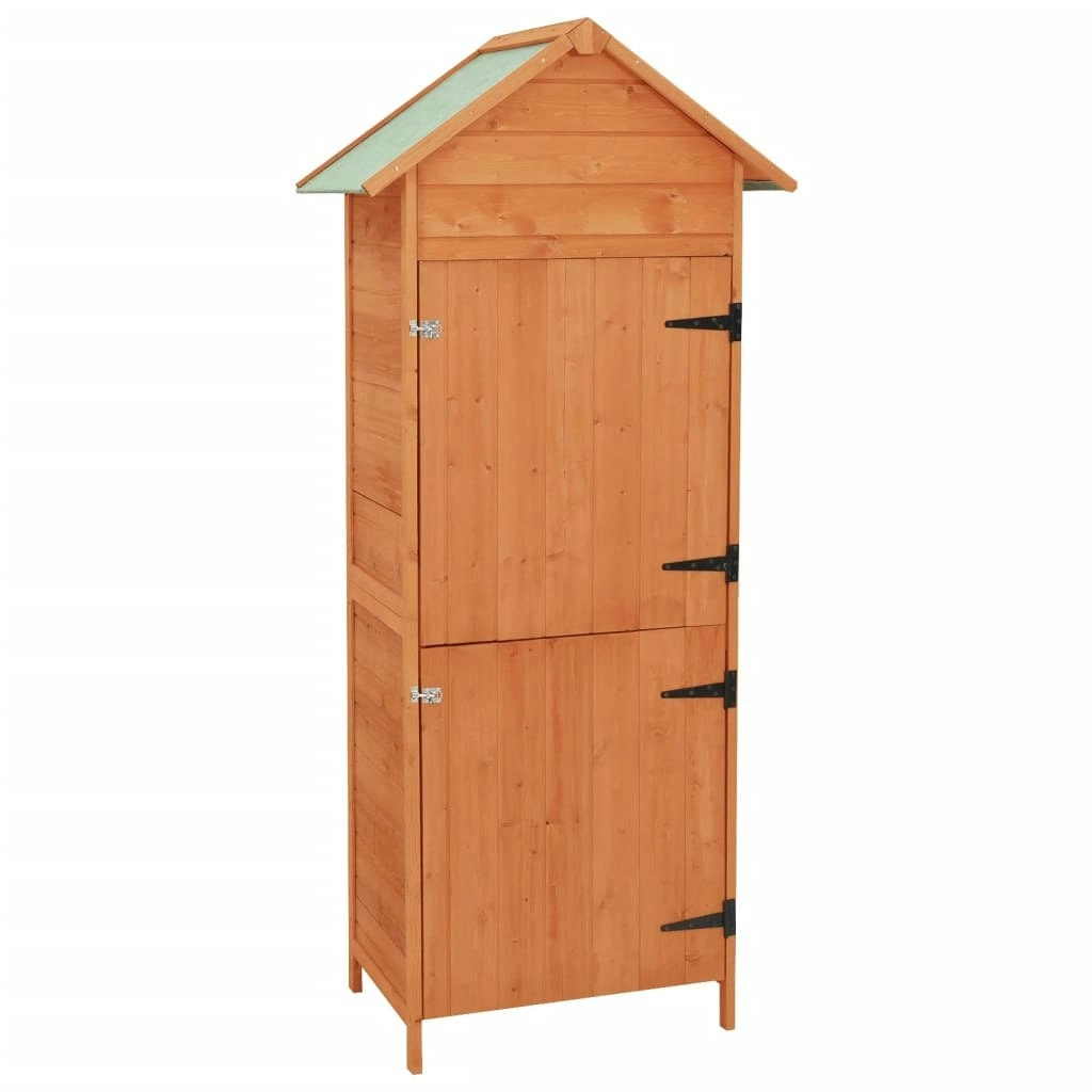 Garden Storage Cabinet Brown 42.5x64x190 cm 41650