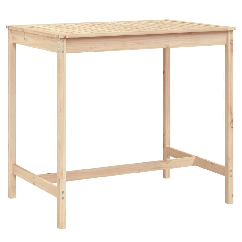 Garden Table 121x82.5x110 cm Solid Wood Pine 824088