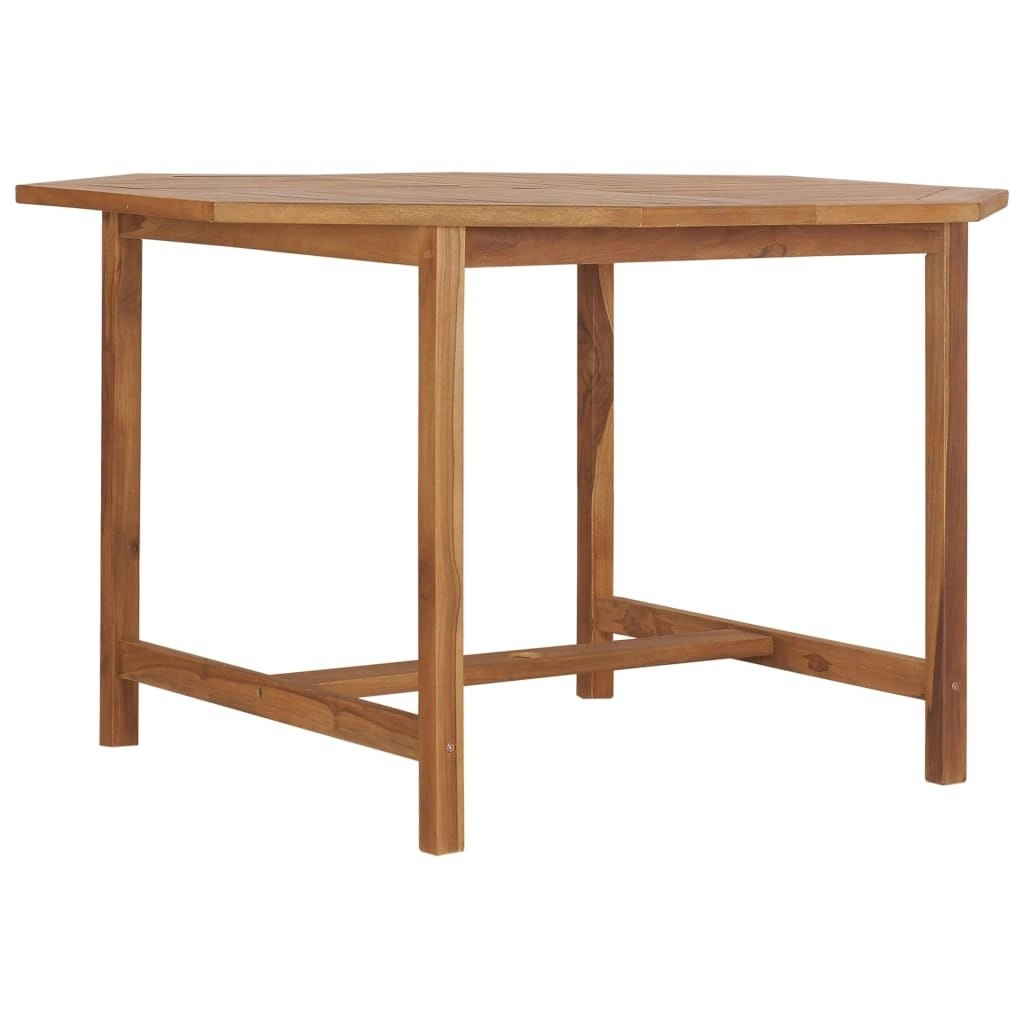 Garden Table 120x120x75 cm Solid Teak Wood 49006