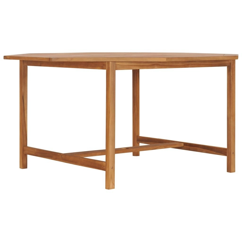 Garden Table 150x150x75 cm Solid Teak Wood 49009