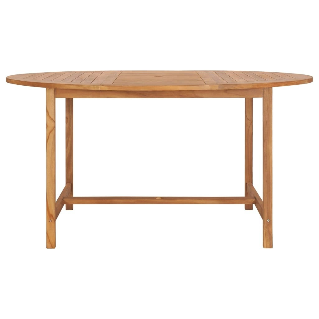 Garden Table 150x76 cm Solid Teak Wood 49007