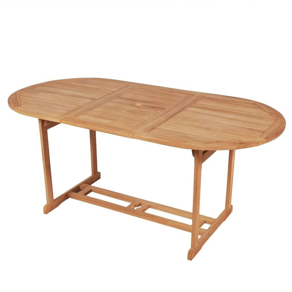 Garden Table 180x90x75 cm Solid Teak Wood 43030