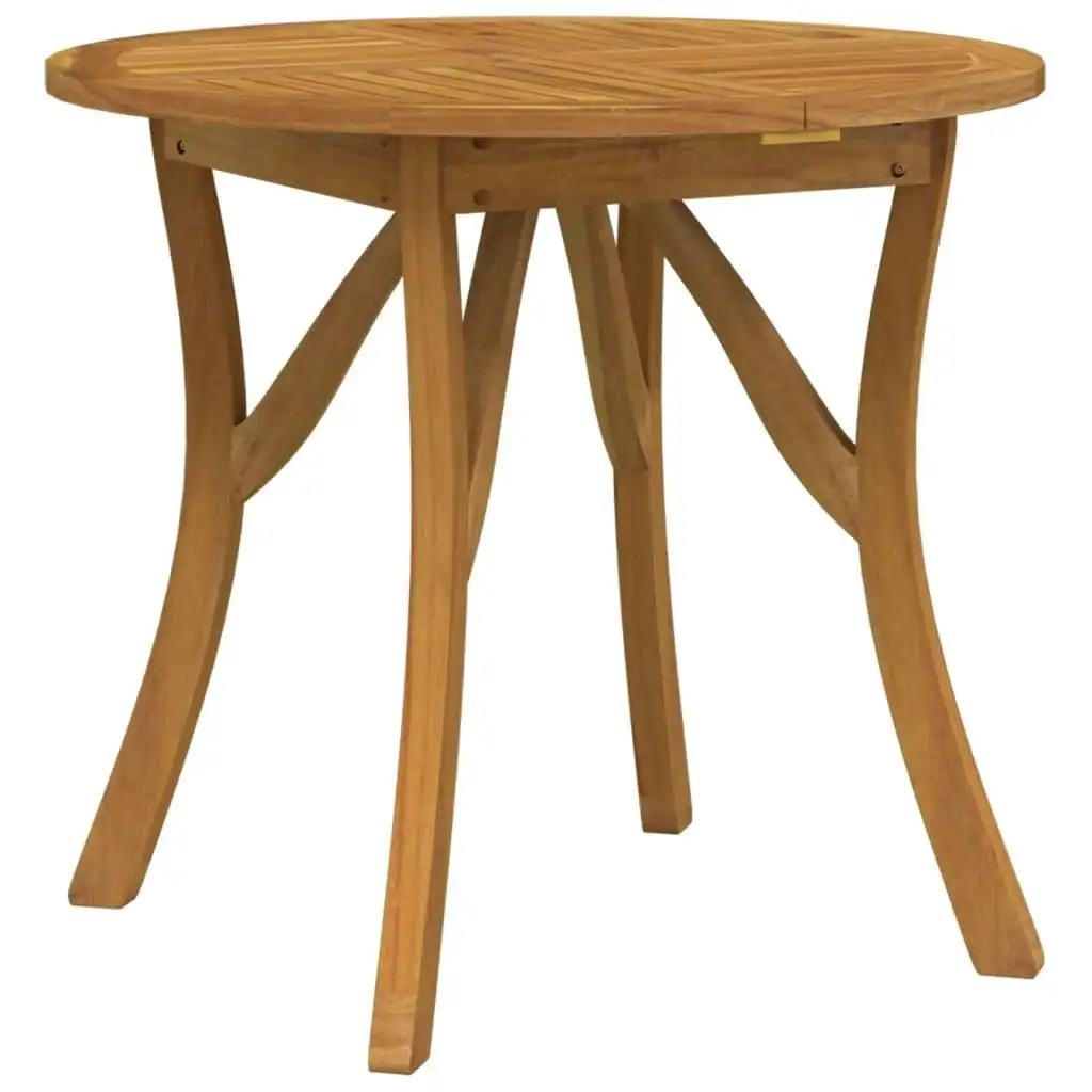 Garden Table Ã˜ 85 cm Solid Wood Acacia 363302