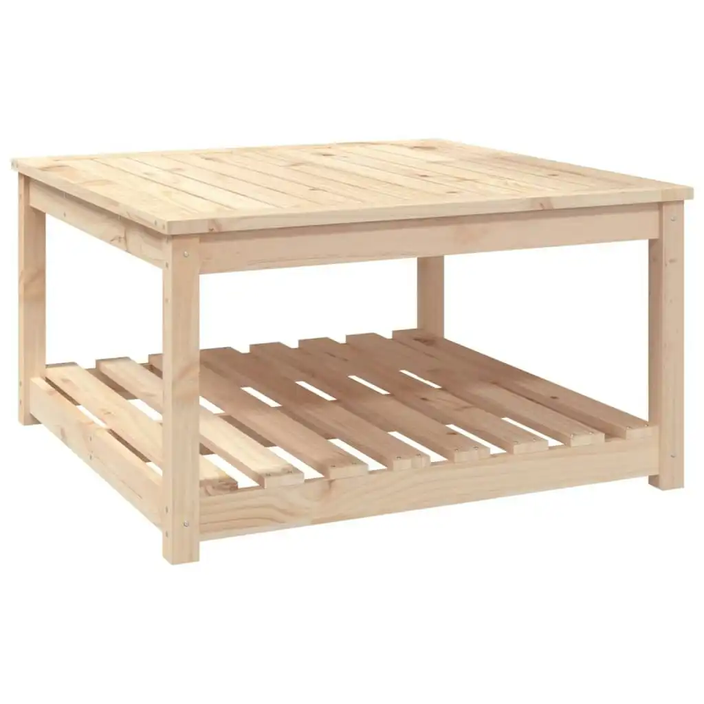 Garden Table 82.5x82.5x45 cm Solid Wood Pine 824141