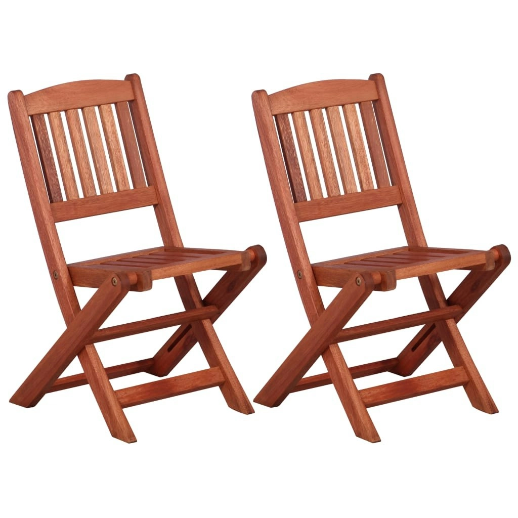 Children's Dining Chairs 2 pcs Solid Eucalyptus Wood 45583