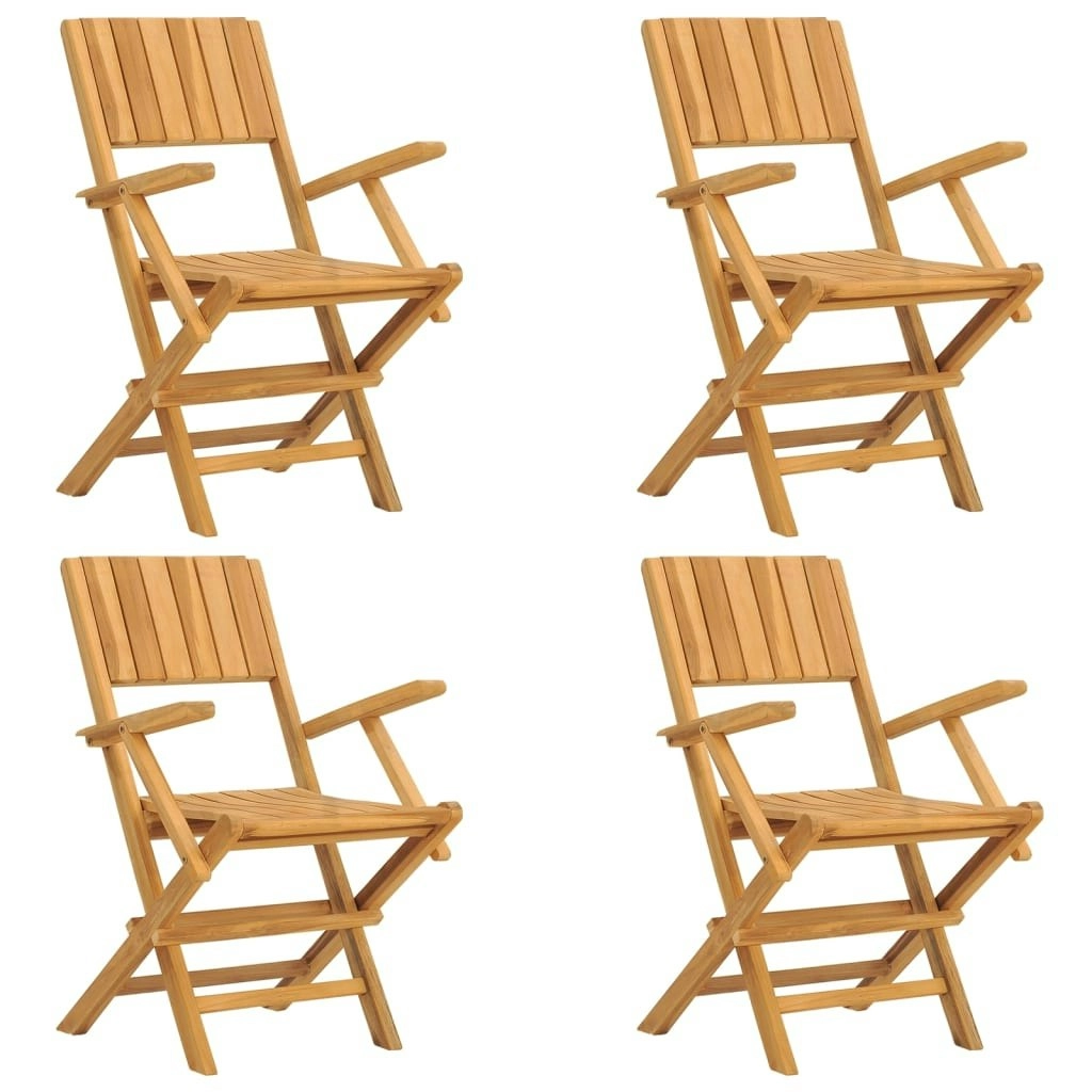 Folding Garden Chairs 4 pcs 55x61x90 cm Solid Wood Teak 3155061