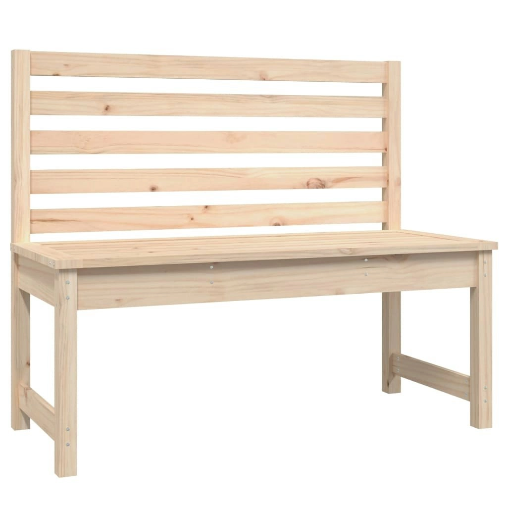 Garden Bench 109 cm Solid Wood Pine 824032