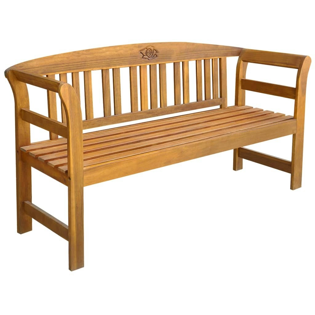 Garden Bench 157 cm Solid Acacia Wood 44131