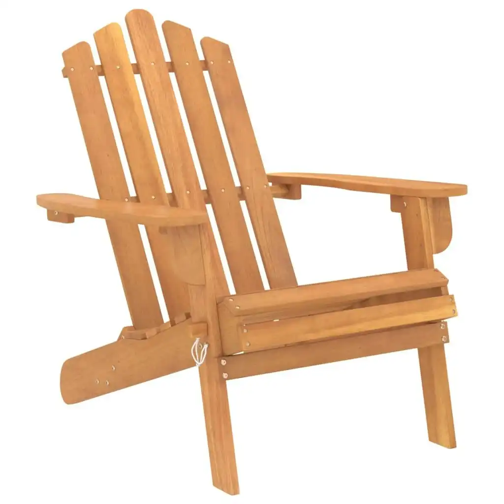 Garden Adirondack Chair Solid Acacia Wood 316830