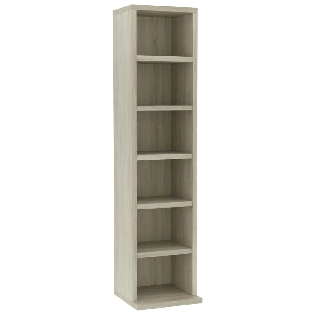 CD Cabinet Sonoma Oak 21x20x88 cm Engineered Wood 800354