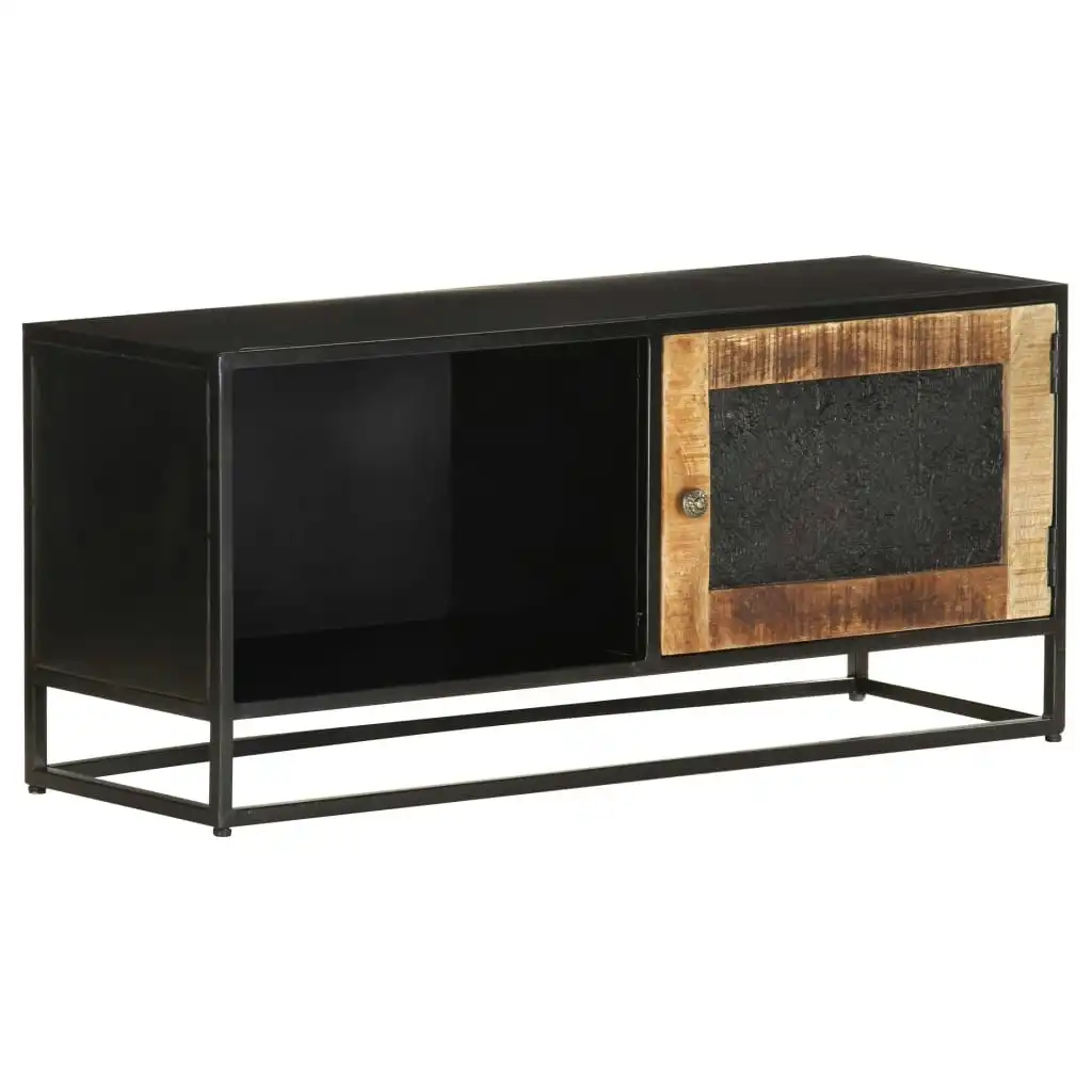 TV Cabinet 90x30x40 cm Rough Mango Wood 323150