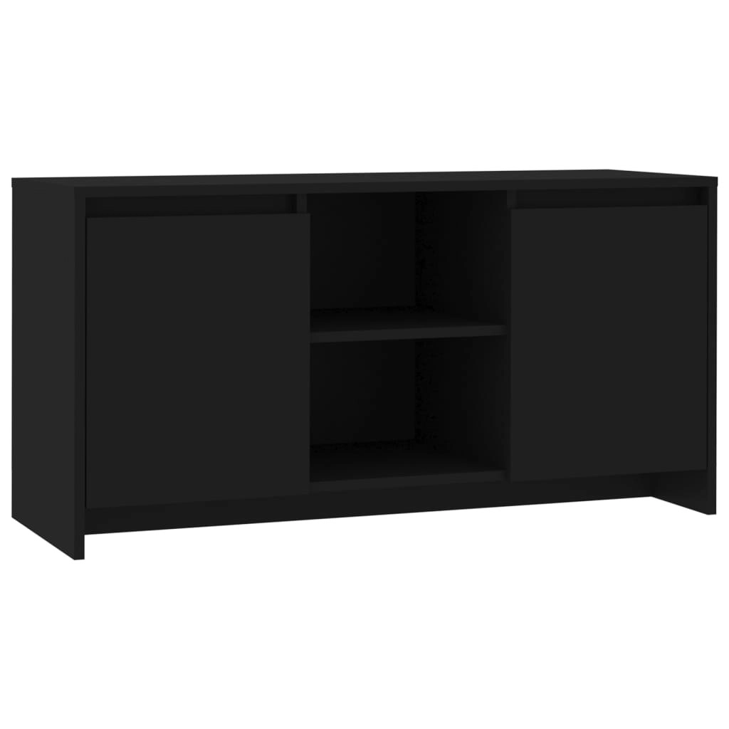 TV Cabinet Black 102x37.5x52.5 cm Engineered Wood 809792