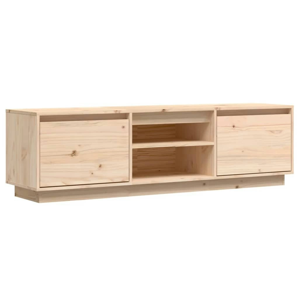 TV Cabinet 140x35x40 cm Solid Wood Pine 840412