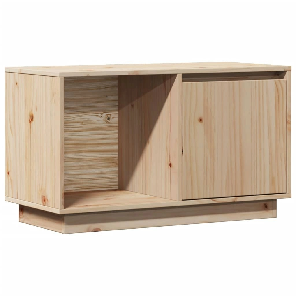 TV Cabinet 74x35x44 cm Solid Wood Pine 814334