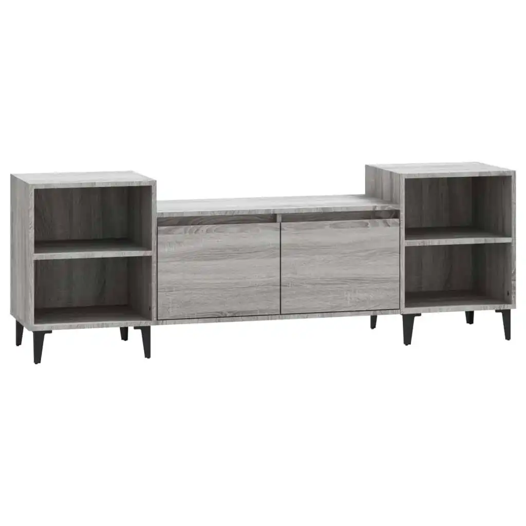 TV Cabinet Grey Sonoma 160x35x55 cm Engineered Wood 821202