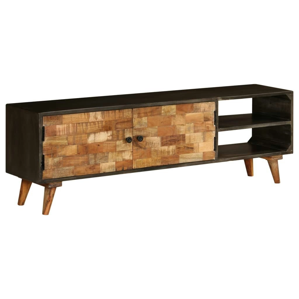 TV Cabinet Solid Mango Wood 140x30x45 cm 246167