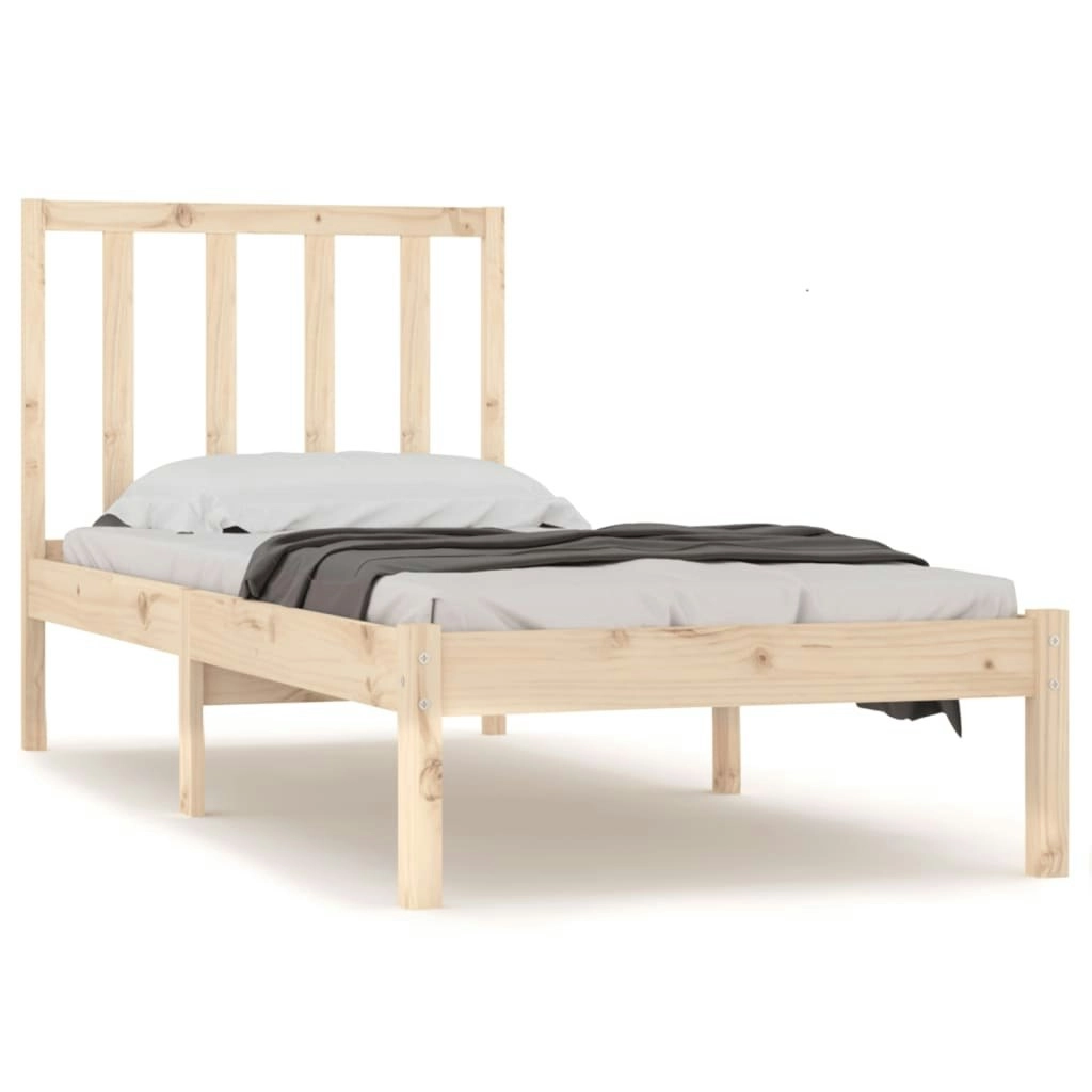 Bed Frame Solid Wood Pine 92x187 cm Single Size 3105036