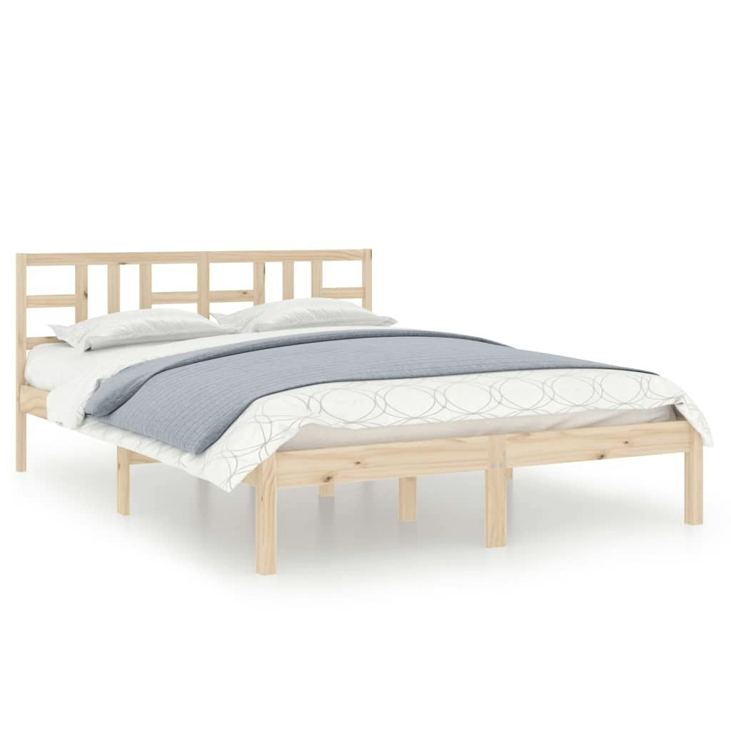 Bed Frame Solid Wood 183x203 cm King Size 3105420