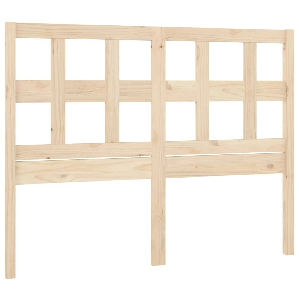 Bed Headboard 140.5 cm Solid Wood Pine 818915