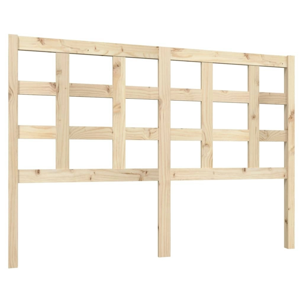 Bed Headboard 140.5 cm Solid Wood Pine 817885