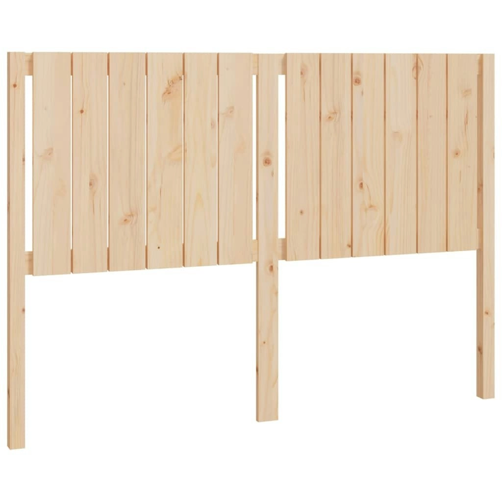 Bed Headboard 140.5 cm Solid Wood Pine 818865