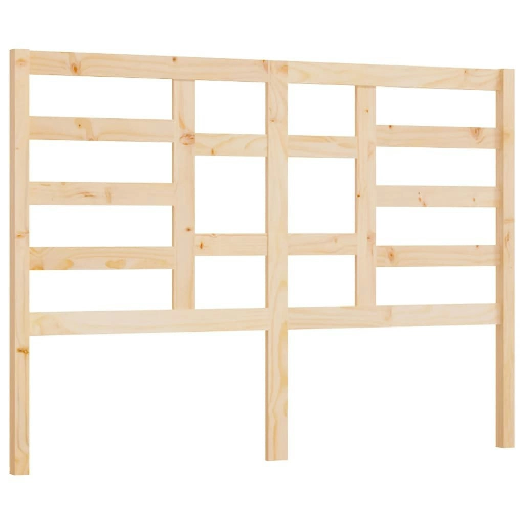 Bed Headboard 156 cm Solid Wood Pine 818145