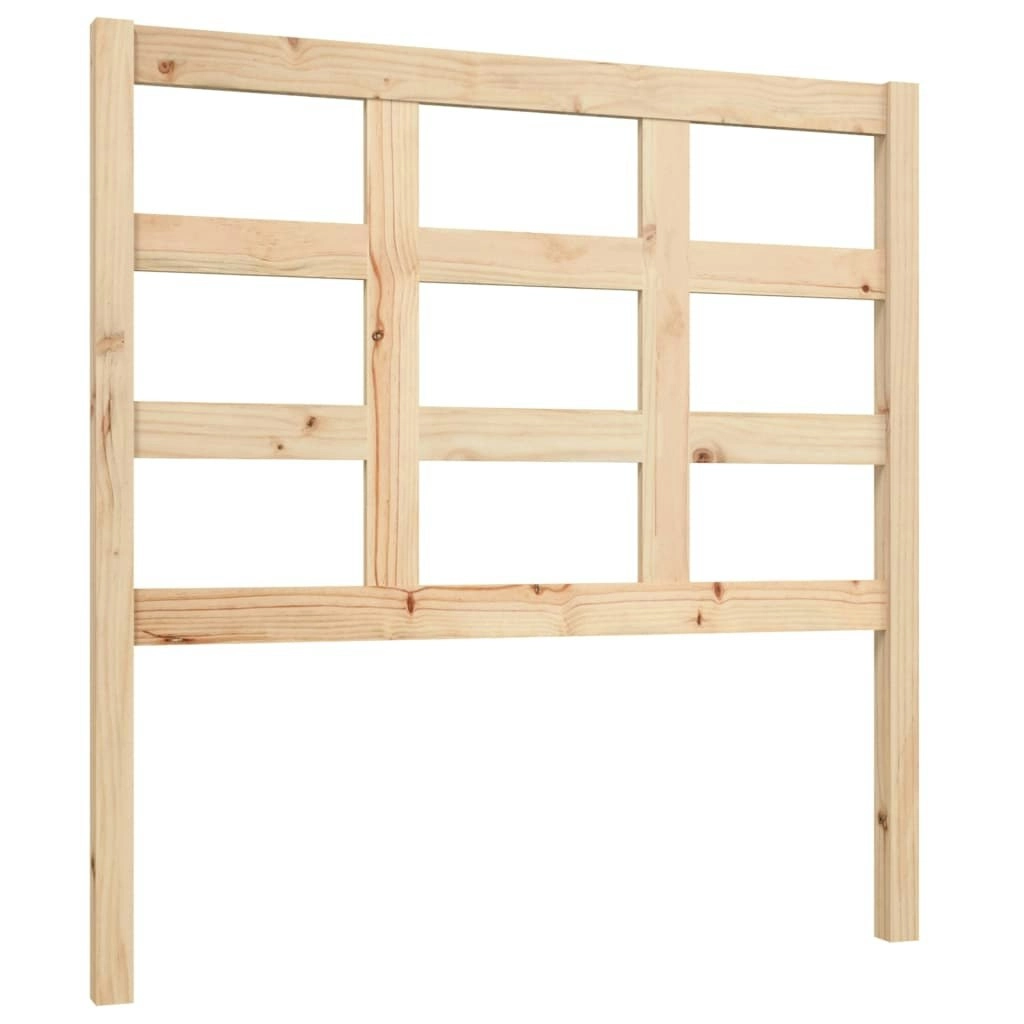 Bed Headboard 95.5 cm Solid Wood Pine 817870