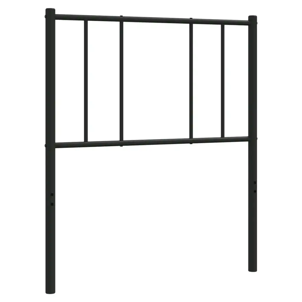 Metal Headboard Black 107 cm 352510