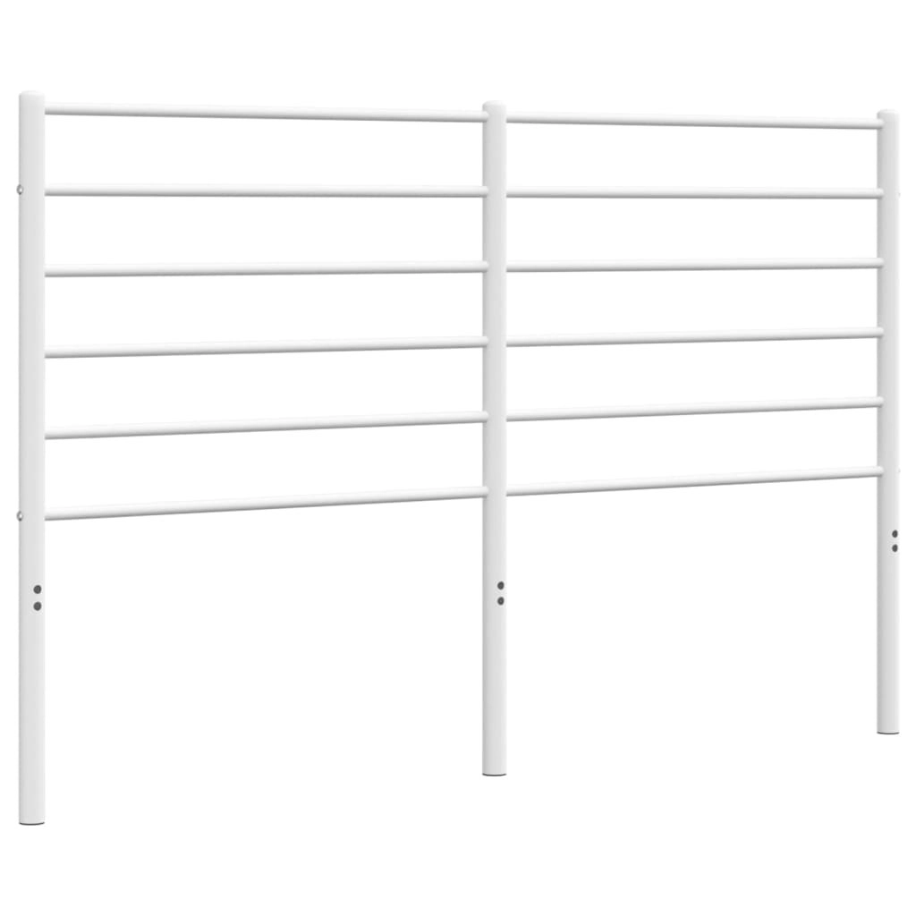 Metal Headboard White 135 cm 352400