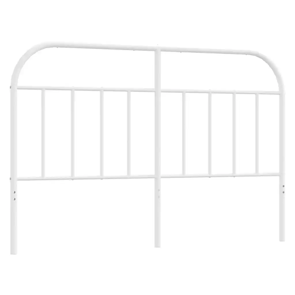 Metal Headboard White 152 cm 353718