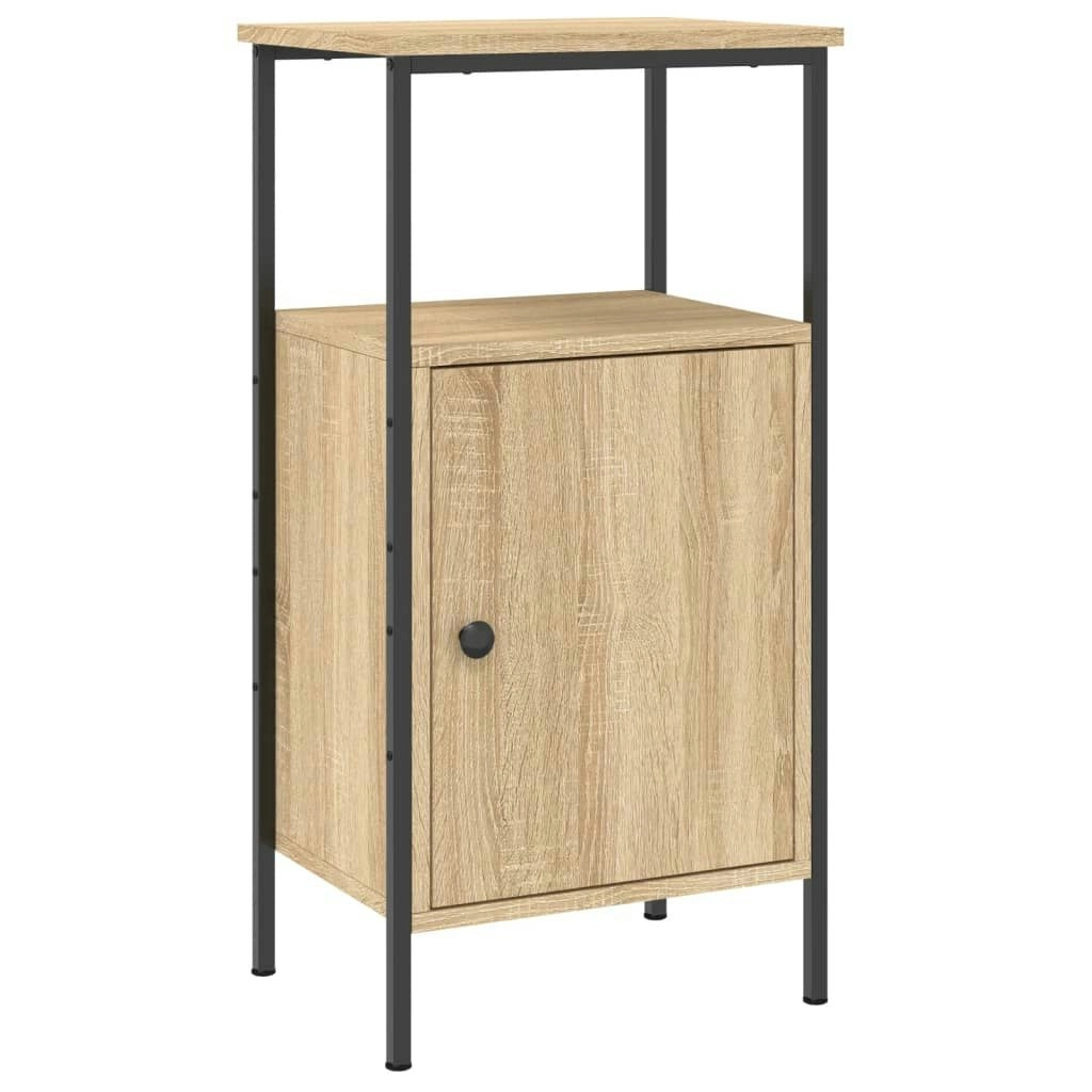 Bedside Cabinet Sonoma Oak 41x31x80 cm Engineered Wood 825925