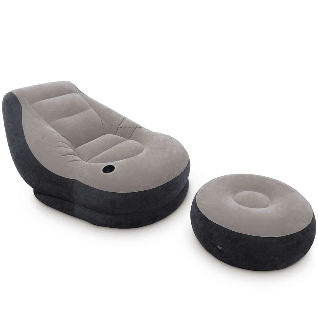 Intex Inflatable Chair with Pouffe Ultra Lounge Relax 91568