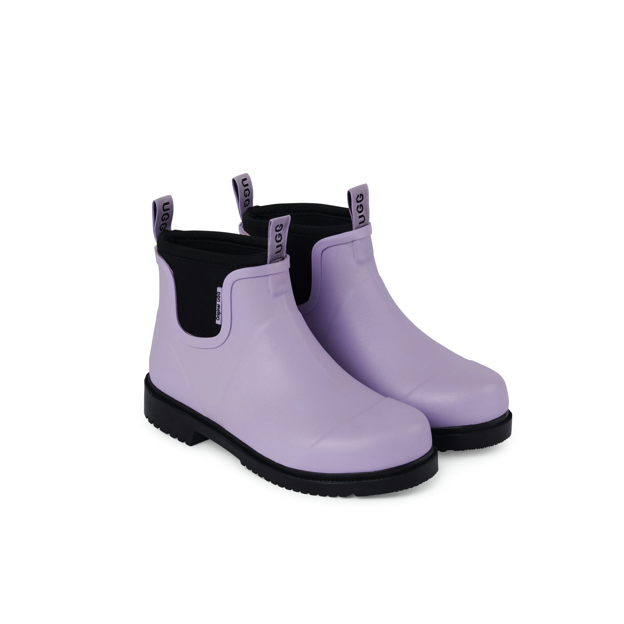 Pettie Gumboot Lilac & Black