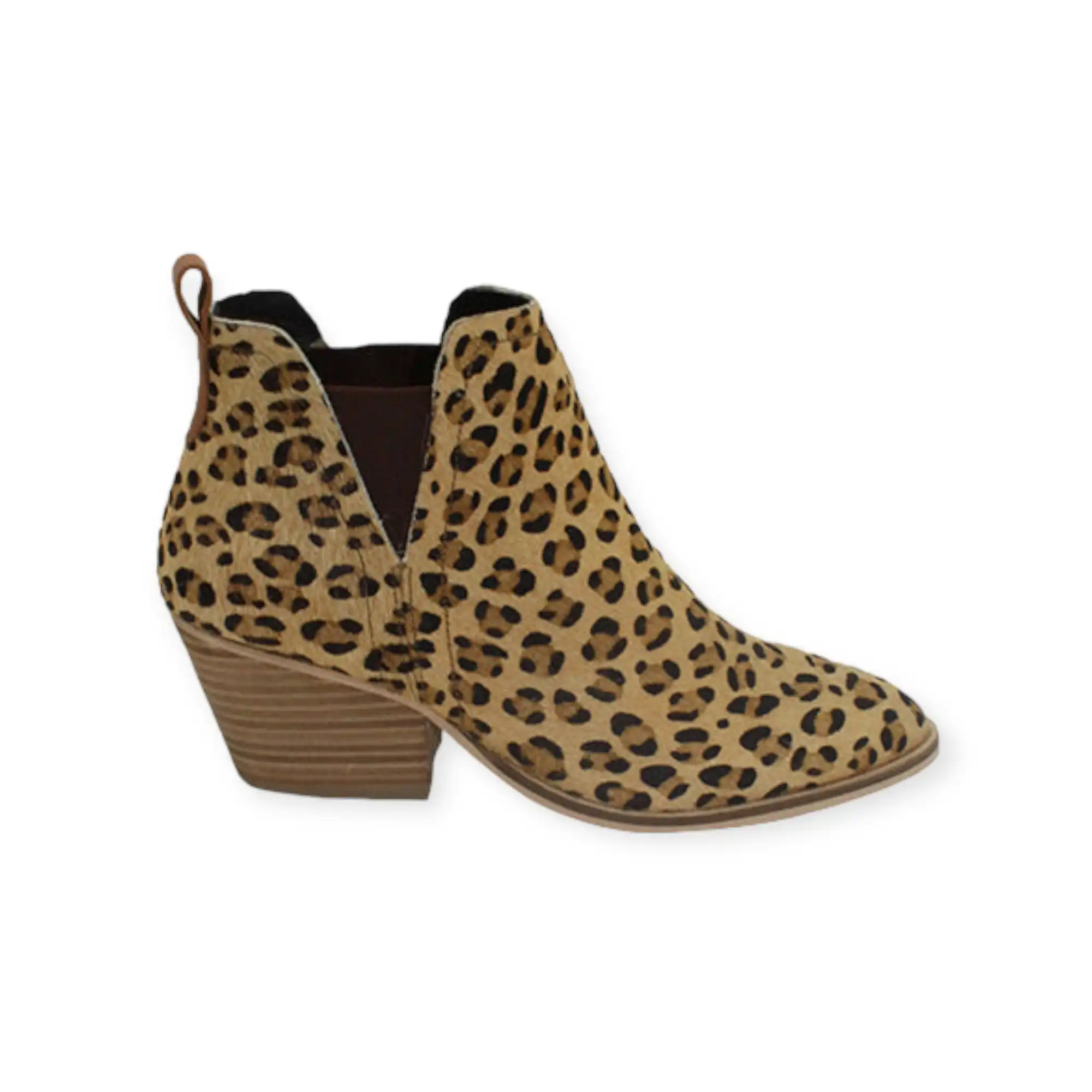 Thea Leather Ankle Boot Jungle Leopard