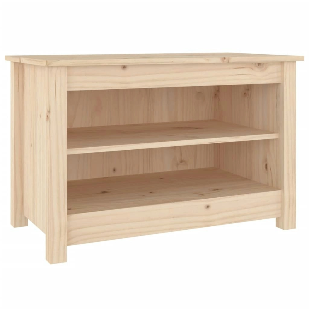 Shoe Bench 70x38x45.5 cm Solid Wood Pine 813769