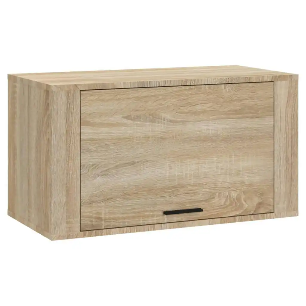 Wall-mounted Shoe Cabinet Sonoma Oak 70x35x38 cm Engineered Wood 821015