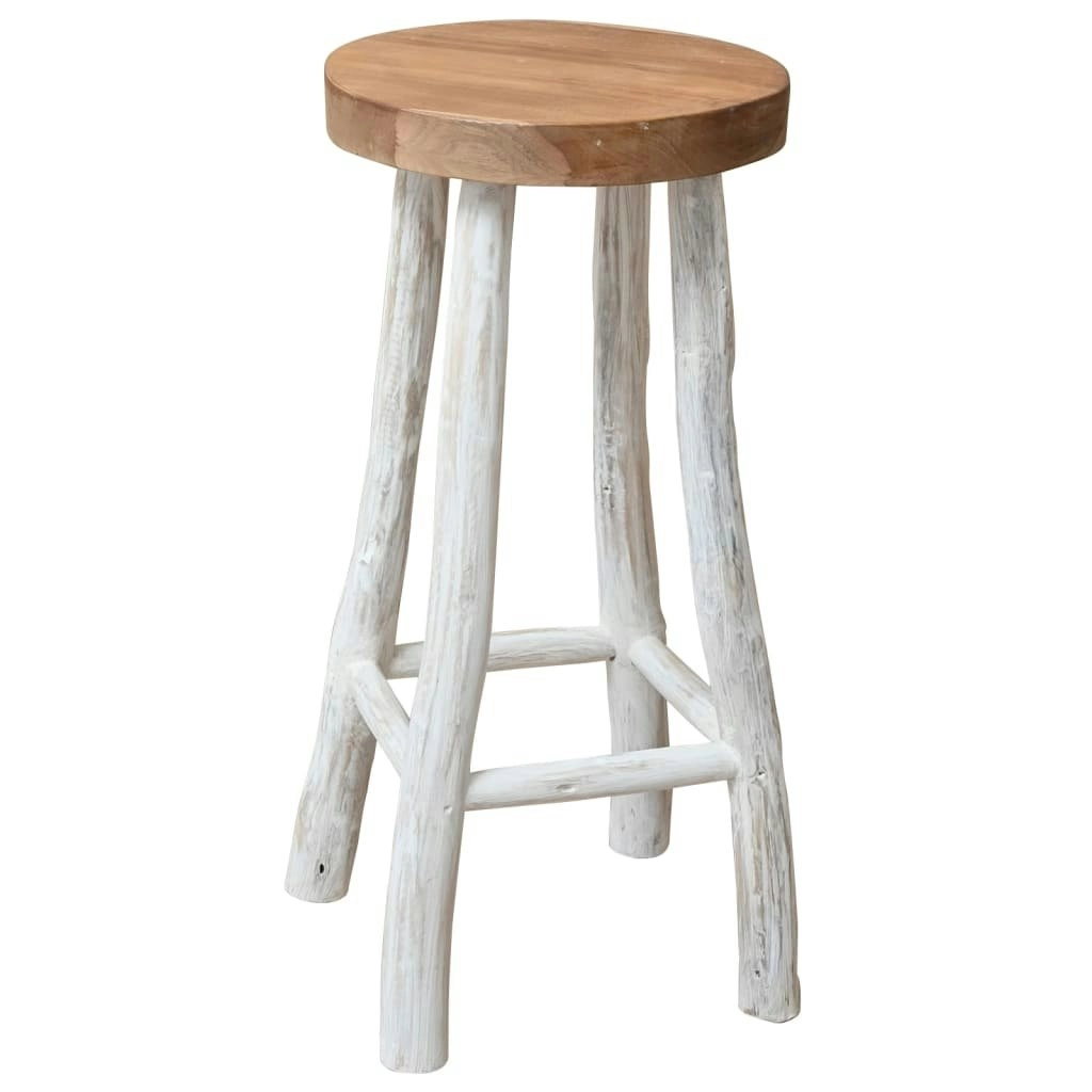 Bar Stool Solid Teak Wood 244546