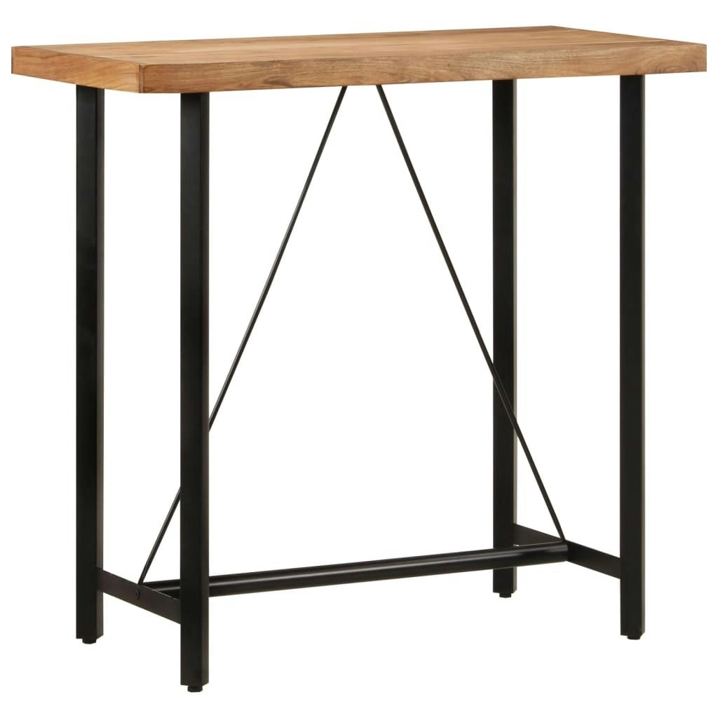 Bar Table 110x55x107 cm Solid Wood Acacia and Iron 356370