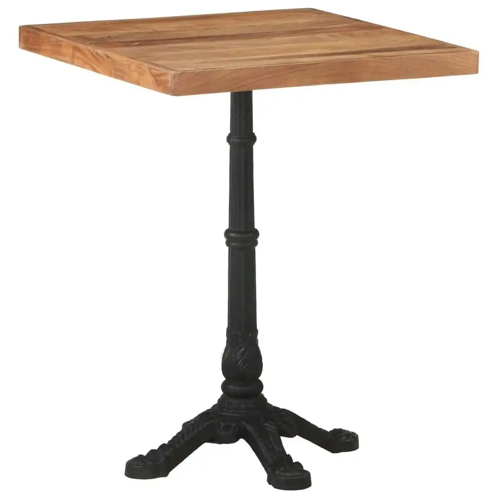 Bistro Table 60x60x76 cm Solid Acacia Wood 321085