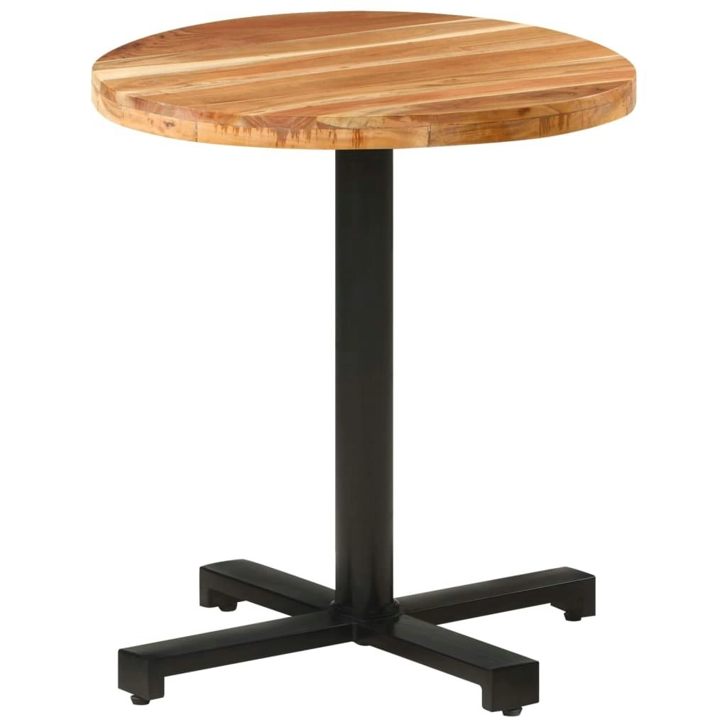 Bistro Table Round Ã˜70x75 cm Solid Acacia Wood 320279