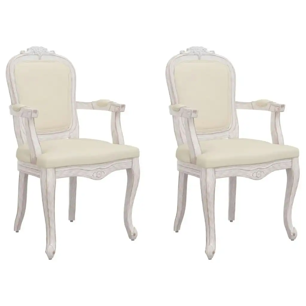 Dining Chairs 2 pcs 62x59.5x100.5 cm Linen 344464