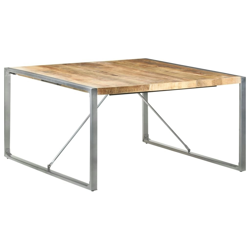 Dining Table 140x140x75 cm Solid Wood Mango 321575