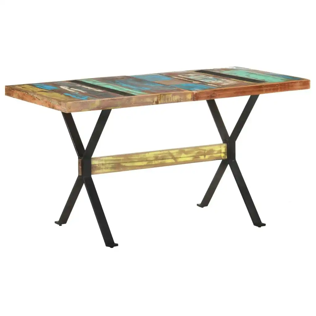 Dining Table 140x70x76 cm Solid Reclaimed Wood 321607