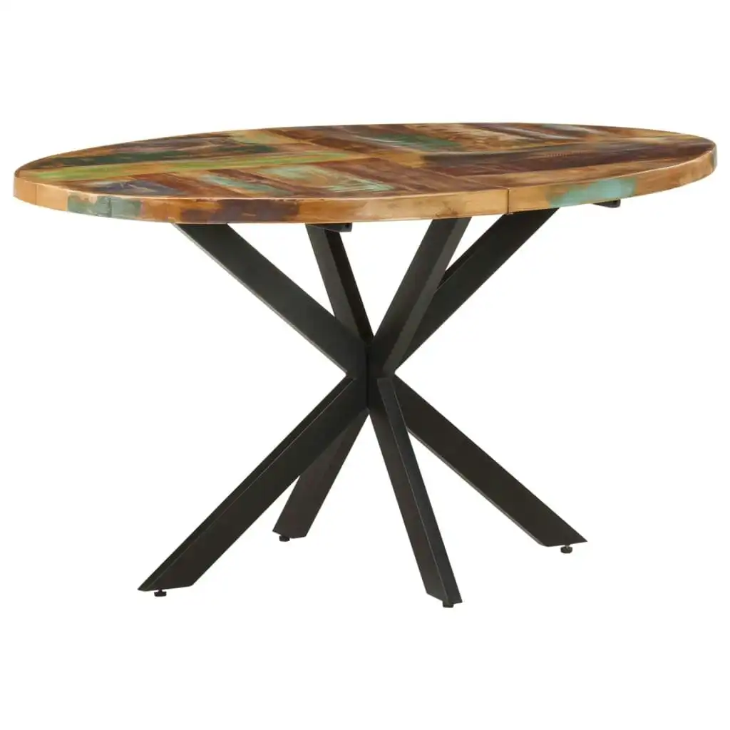 Dining Table 140x80x75 cm Solid Reclaimed Wood 321670