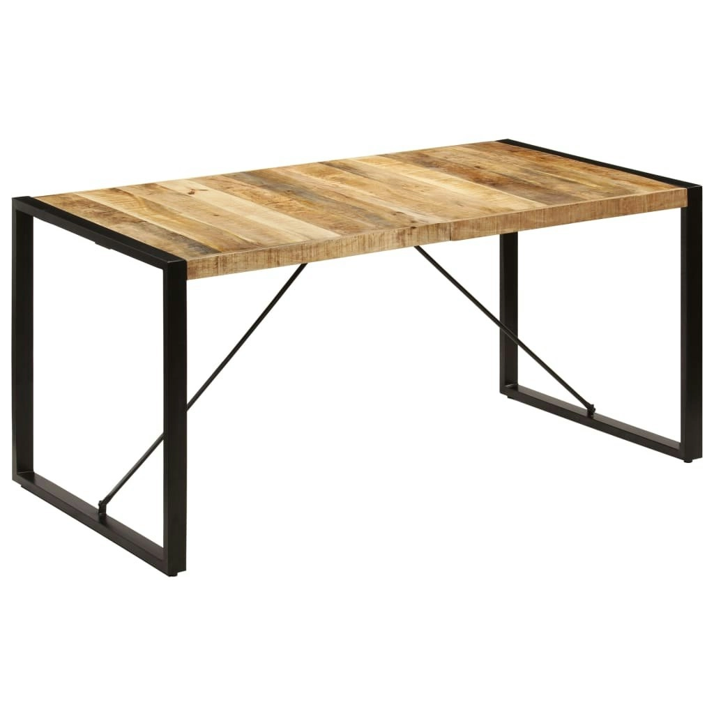 Dining Table 160x80x75 cm Solid Mango Wood 247417