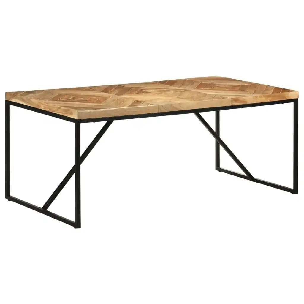 Dining Table 180x90x76 cm Solid Acacia and Mango Wood 323552